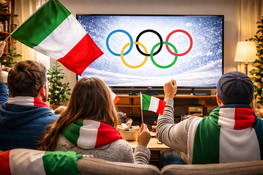 Milano-Cortina da record: due italiani su tre seguono i Giochi
