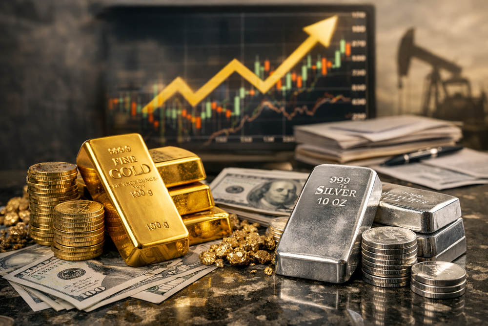 Oro a 5.100 dollari, l’argento raddoppia: i beni rifugio sfidano l’incertezza globale
