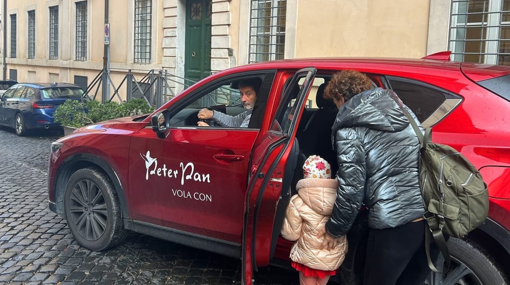 Giornata Mondiale del Cancro Infantile: Peter Pan ODV aumenta del 50% le navette solidali