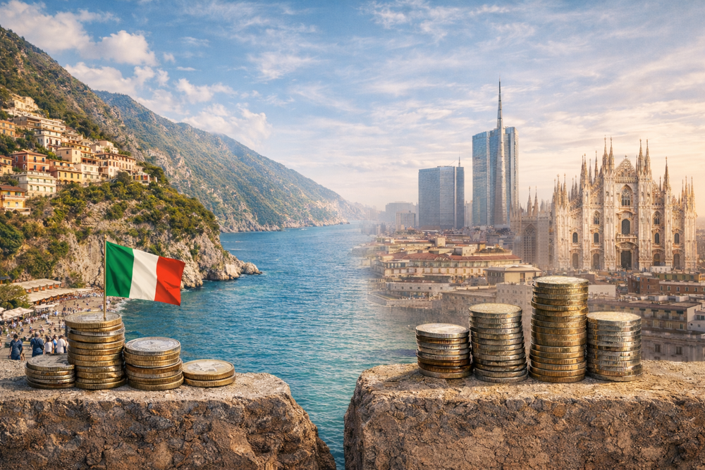 Boom del valore aggiunto nel Mezzogiorno, +50% rispetto al Nord