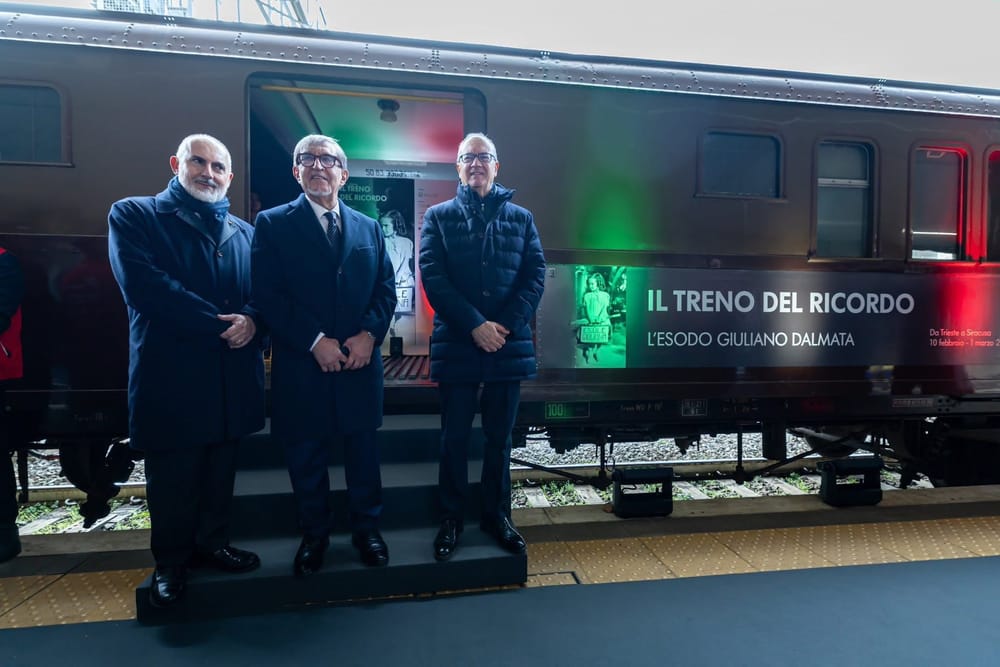 Foibe, Treno del Ricordo prosegue il viaggio in Italia. Presenti le istituzioni