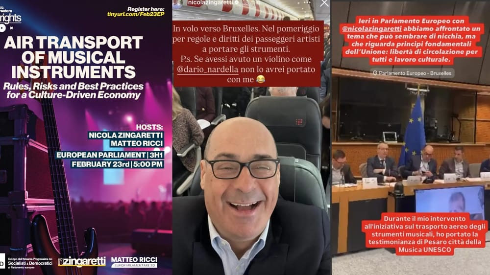 Guerre e crisi? No, la priorità del Pd a Bruxelles sono i violini