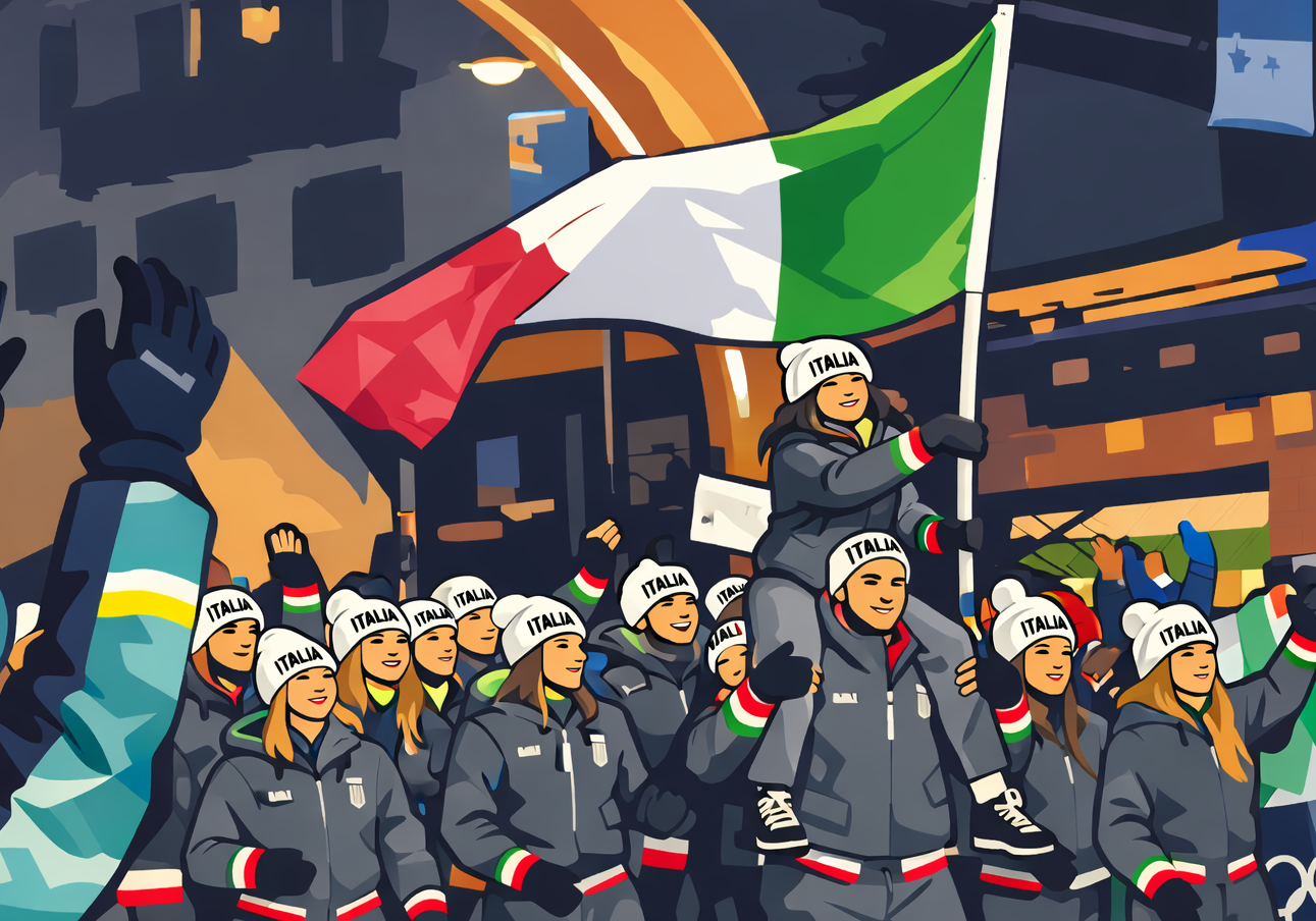 Fine della maledizione: Milano Cortina incorona i portabandiera