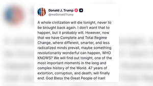 "Stanotte morirà un'intera civiltà": così Trump fissa il countdown finale per l'Iran