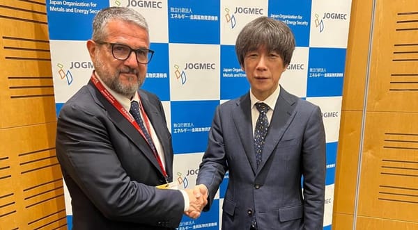 Valentini a Tokyo: intesa sui minerali critici