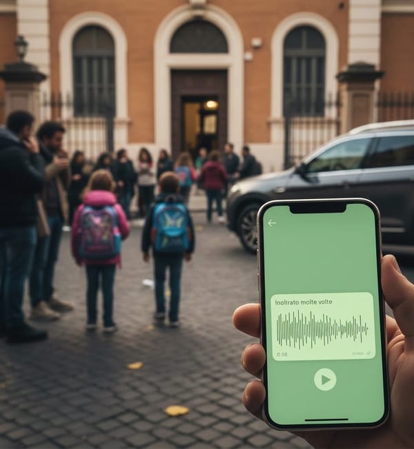 “Stanno rapendo bambini all’uscita da scuola”. L’audio virale: bufala