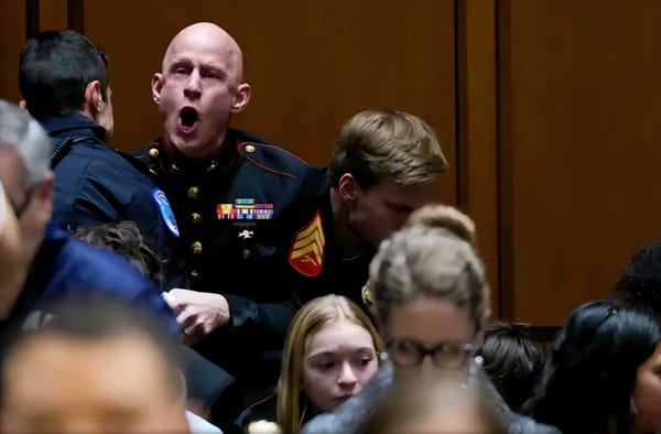 "Non voglio mandare figli in guerra per Israele". Veterano USA portato via a forza dal Senato