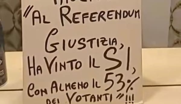 Paolini sul referendum: “Vincerà il sì al 53%”