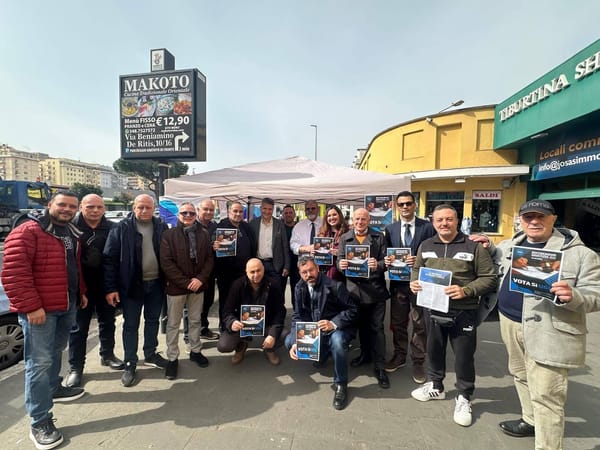 Referendum, UGL Roma in piazza sulla Tiburtina: gazebo per il Sì